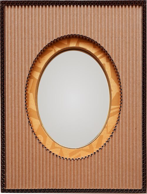 Miroir Ovale Rectangle