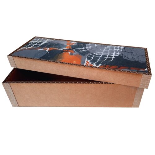 Coffret en carton façon plumier